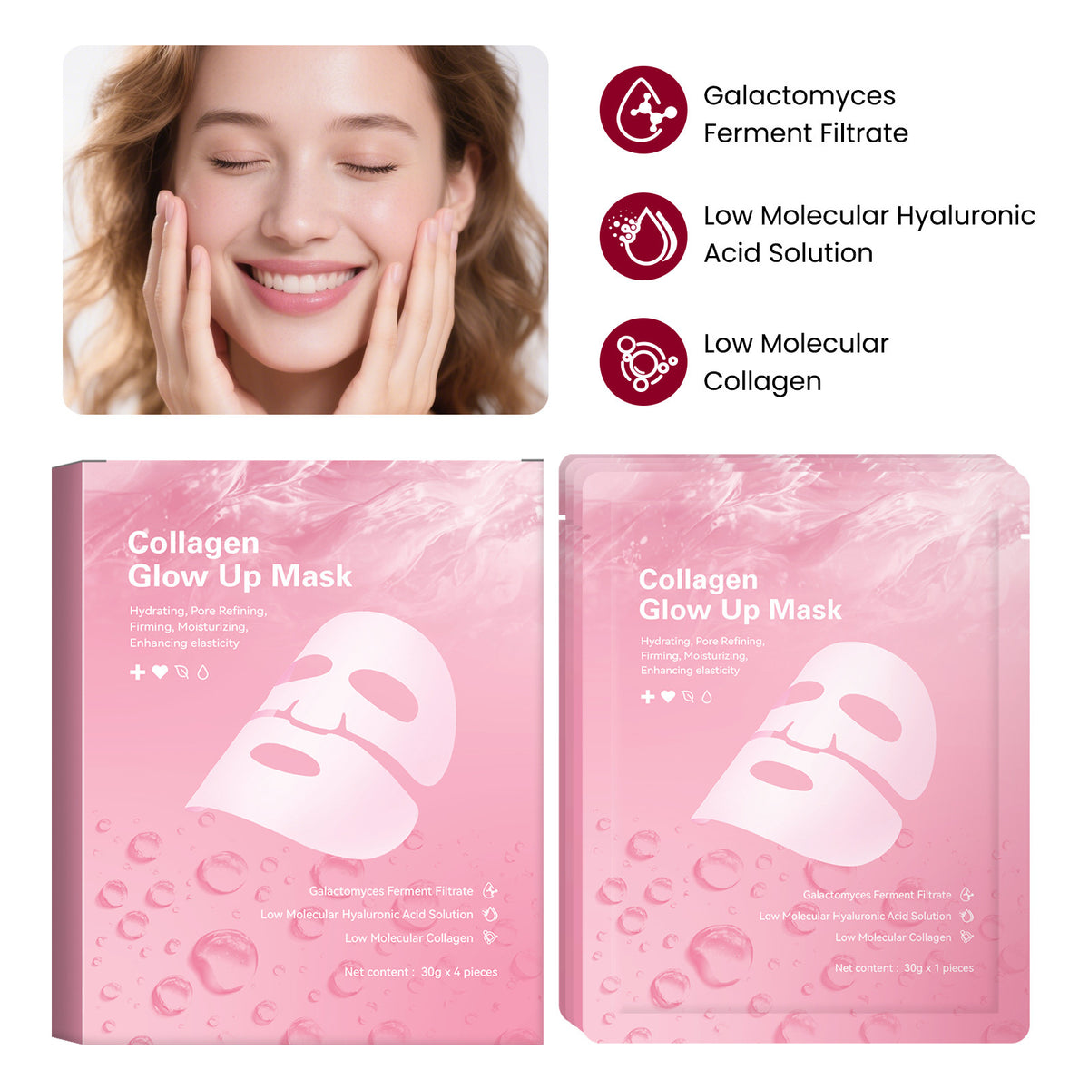 Segmented Facial Sheet Mask